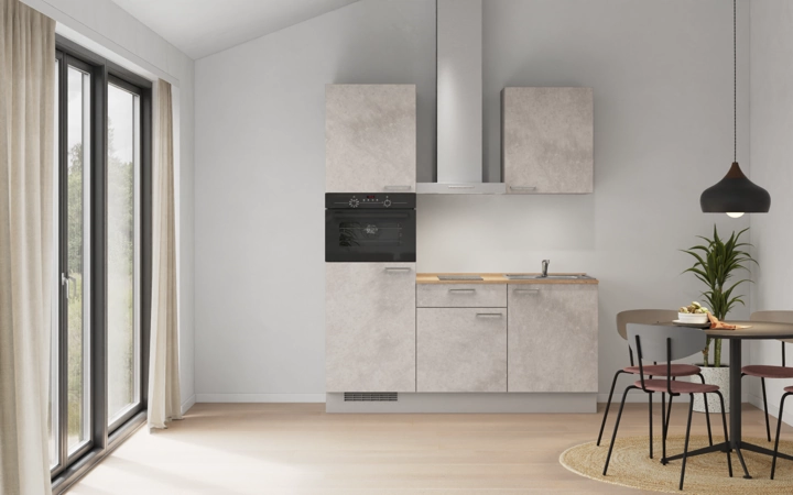 Küchen-Zeile 180 cm mit E-Geräten Planung 1 | Modulare Küchen